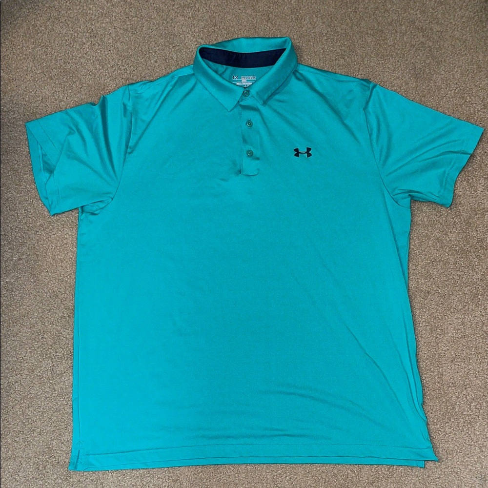 Under Armour Men's Aqua Polo Shirt